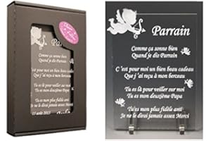 GRAVURE EVENTS 1 Poème Parrain – Ange (spécialiste des Cadeaux Parrain Marraine Baptême)