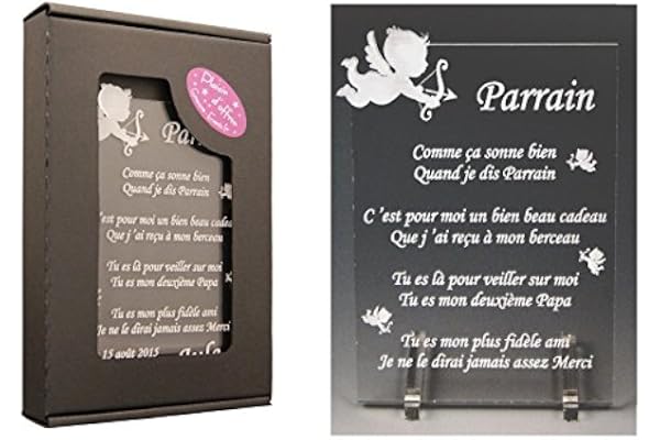 1 Poème Parrain – Ange (spécialiste des Cadeaux Parrain Marraine Baptême)