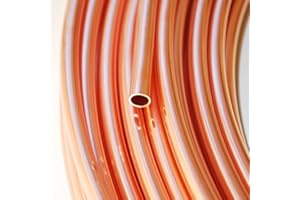 dijiaaoteman TESTEL Kupferrohr 15 x 1,0 mm - weich im Ring / R220-1 m Ring - Länge frei wählbar…