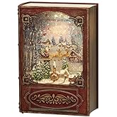 Konstsmide 4272-550 LED Water Lantern with On/Off Switch, 5-Hour Timer, 1 Warm White Diode, Battery Operated & USB, Indoor, 0