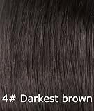 One Piece Wavy Clip in Hair Extensions (#4 Darkest brown)