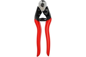 FELCO C7 Einhand-Kabelschere (Schnitt-ø 7 mm, Drahtseilschere, Messer + Bolzen aus Qualitätsstahl, Griffe mit Kunststoffüberzug)