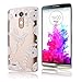 Produktbild SpiritSun Klare Schutzhülle für LG G3 Weich Transparent Hülle Schlank Flexibel TPU Silikon Schale Schöne Muster Ultradünnen Tasche Leichtgewicht Etui Kratzfeste Abdeckung - Vogel&Blume