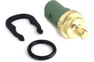 Hsthe Sea Capteur de température du liquide de refroidissement du moteur compatible avec A4 A6 A8 RS4 Golf Capteur de température d'eau remplace OEM 059919501A
