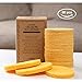 SkinCareMedi Compressed Cellulose Facial Sponges (60 Pcs) / Cleansing Sea Sponge For Face & Neck / Reusable Makeup Remover / Unbleached Pure Natural Ingredients Fiber / Smooth Exfoliation / Most Quantity 60P