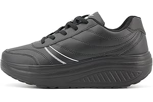 JOMIX Zapatillas Deportivas Hombre Basculantes Zapatos Mecedores Cómodos Adelgazar Caminata Jogging Fitness SD1618-SD0844