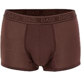 Dagi Erkek Desenli Micro Modal Boxer Kahverengi M