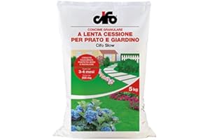 CIFO - Concime Granulare Lenta Cessione Prato Piante Verdi e Orto, Assicura Disponibilità Costante ed Equilibrata degli Elementi Nutritivi, Promuove una Crescita Sana e Rigogliosa, Made in Italy, 5 kg