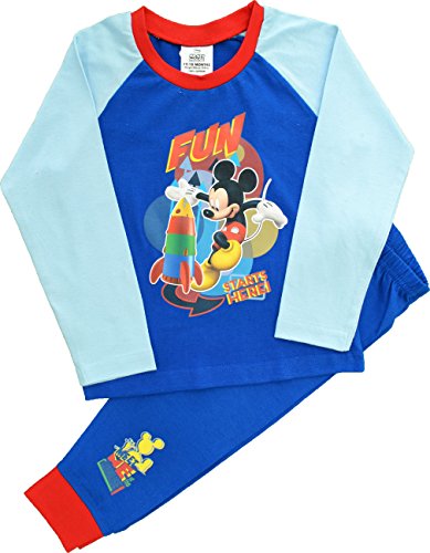 Boys Disney Mickey Mouse Snuggle Fit Pyjamas Size 12-18 Months