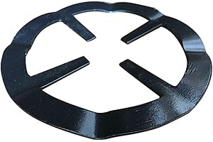 LUMPUR Cafetière étagère accessoires camping cuisine sûr plaque cuisson réducteur cuisinière à gaz support durable pratique en aluminium pot farine mijoter anneau Portable