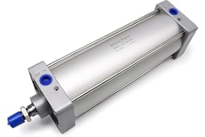 Heschen Vérin pneumatique Standard, SC 100-250, PT1/2'' Port, Alésage 100mm, Course 250mm, Double Effet