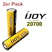 Produktbild 2x iJoy 20700 Akku mit 3000mAh 3.7V. Ideal für e-Shishas, e-Zigaretten, RC-Modellbau und Powertool