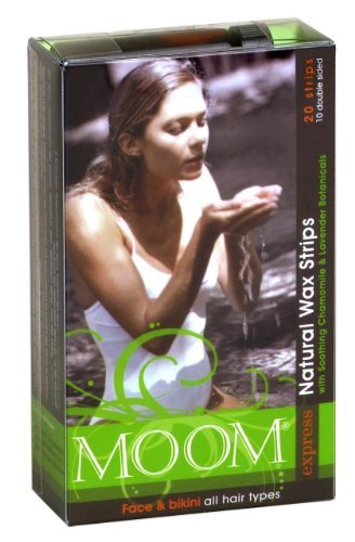 Moom Natural Wax Strips Legs & Body 20 strip