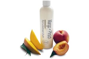 Frankonia BATH & SPA Sprudelbad Duft Mango Pfirsich – 230 ml Badezusatz für Whirlwannen & Sprudelbäder – Intensiver Whirlpool Duft – Badeduft – Duftzusatz – Duftkonzentrat
