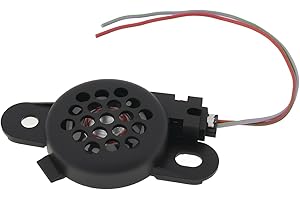 VGOL 1Pc Voiture PDC Avertissement De Stationnement Buzzer Haut-Parleur Alarme De Recul 8E0919279 5Q0919279 Compatible avec Audi Compatible avec Volkswagen avec Fil Noir