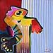 Produktbild Incado presents Susse Volander 40 x 40 cm The Man Dances with His Arm