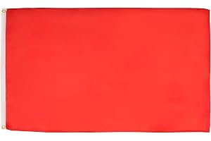 AZ FLAG Flagga Enfärgad röd 150x90 cm 100D Polyester 2 Öljetter