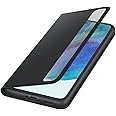 Samsung Electronics Galaxy S21 FE Smart Clear View Cover - Original Case - Graphite,One Size,EF-ZG990CBEGEW