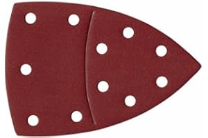 S&S-SHOP 50 arkuszy papieru ściernego na rzep Prio do szlifierek wielofunkcyjnych – 105 x 152 mm – ziarnistość 120 / arkusze ścierne/papier ścierny / tarcze szlifierskie