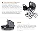 Bergsteiger Venedig Retro Combination Pram 3-in-1 System; car seat; (10-piece mega set; 8 colours)