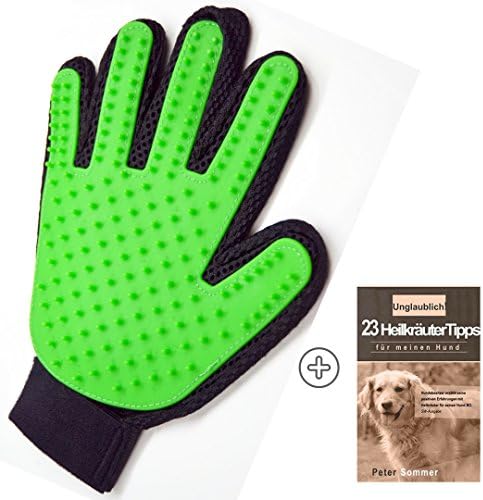 Talitatz Dogs Dog Brush with Massaging Effect The Gentle Skin Care and Hair Care This Fur Glove – Removes loose hair &amp; Fur and suitable for all pets with 180 Silicone Knobs, Gently Massage the Body Dog Pet Grooming Deluxe
