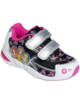 GIBRA® Kinder Sportschuhe, mit Klettverschluss, schwarz/pink, Gr. 22-27