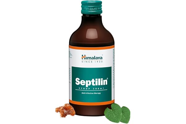 Himalaya Septilin Syrup 200 ml Manages respiratory tract infections in children and adults