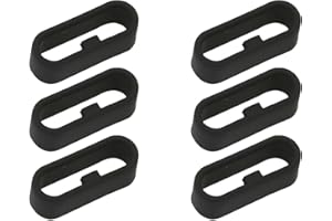 WUDLAD 6 Uhrenarmband Schlaufe,20mm Verschlussring kompatibel mit Garmin Vivoactive 3 armband /Forerunner 245/ 645 und Vivoactive 3 Music/Venu/Vivomove/Vivomove 3/Fenix 6S/5S Armband usw,armband schlaufen