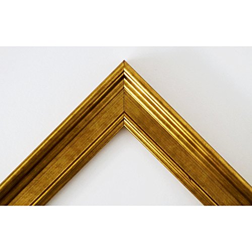 Spiegel Wandspiegel Badspiegel – Hamburg 3,4 – Gold – 200 Größen zur Auswahl – handgefertigt – 50 x 70 – AM – Antik, Barock, Landhaus - 3