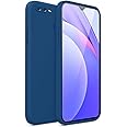 LIRAMARK Silicone Soft Back Cover Case for Oppo F9/F9 Pro/A5/A5s/A7/A11k/A12/Realme 2/2 Pro/U1 (Blue)