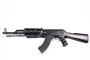 CYBERGUN Softair Fucile Kalashnikov Ak 47 Tactical - Polimero e Metallo, Caricatore 550 colpi, Batteria, Caricabatterie, Sparo a Colpo Singolo o Raffica, Lunghezza 87.5 cm, Peso 2300