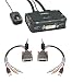 Produktbild LINDY 42341 - DVI KVM Switch Compact USB 2.0 Audio 2 Port