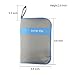 Rancco® Waterproof Cosmetic Bag Travel Kit Organizer Bathroom Storage, Shockproof Zipper Bag for PowerBank/ Headphone etc, with Hanging Hook(Gray)