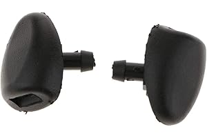 Sharplace Set 2 Ugello Per Ugello Spruzzatore vetri Anteriore Per Parabrezza Per Peugeot 206 407