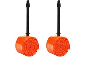 DONKIVVY Tubos interiores para bicicleta, 700 x 18-32 C, tubo interior para bicicleta de carretera, ajuste a válvula Presta de 65 mm