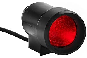 Lufi Red Shift Light, Alarm Light Accessory for Lufi XF & X1 Gauges, Double Sided Tape Fix