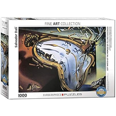 Eurographics "Salvador Dali Montre Souple au Moment de la première Explosion Horloge (Puzzle 1000p, Multicolore)