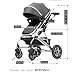 Stroller high landscape can sit reclining stroller folding stroller suspension ( Color : 4# )