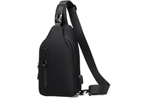 CRSUSUKJ Uomo piccole a tracolla,Business Borsa a Spalla Impermeabile,Zaino Monospalla Sling Bag, Borsa a Spalla Uomo, Borsello Tracolla,Zaino Monospalla Uomo Impermeabile,Ultraleggero Monospalla Uomo Zaino