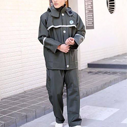 ZAY YuYi XRXY Adult Outdoor Practical Raincoat/Motorcycle Go Out Rain Pants Suit/Outdoor Riding Waterproof Poncho (Size : XXL)