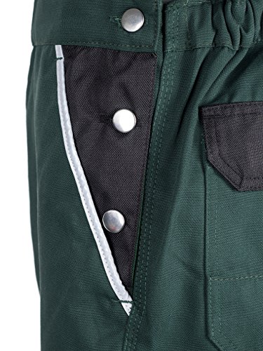 TMG® – Herren Latzhose für Gartenarbeit – strapazierfähig – Grün - 3