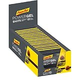 ✔ PowerGel Shot de Powerbar: Gominolas rellenas de carbohidratos líquidos con C2Max, una doble fuente de mezcla de carbohidratos.
