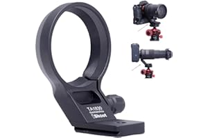 iShoot Pierścień do montażu na statywie kołnierz obiektywu kompatybilny z Tamron 18-300 mm f/3.5-6.3 Di III-A VC VXD B061 (mocowanie X/E), wspornik uchwytu obiektywu na dole to Arca-Swiss Fit Quick