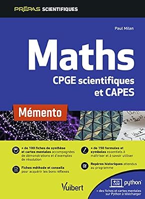 Vuibert Mémento Maths - CPGE scientifiques et CAPES