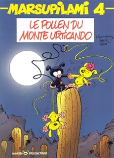 jaquette livre Le Marsupilami, tome 4 : Le Pollen du Monte Urticando