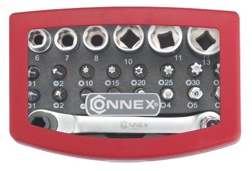 Connex COXB973925 Bit und Steckschlüsselsatz mit Ratsche, 25-teilig - 2