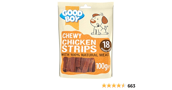 chewy chicken strips