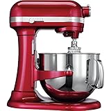 KitchenAid Artisan - Batidora amasadora, 6.9 l, color rojo