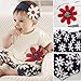 ROPALIA Girl Kid T-shirt Headband+Top+Pants Shorts Flower 3pcs Clothes Set