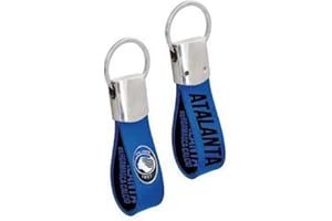 ATALANTA B.C. Portachiavi Atalanta Ufficiale Gomma Metallo Portachiave KEYATGOME2105